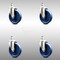 Service Caster 5 Inch 316SS Solid Polyurethane Wheel Swivel 12mm Threaded Stem Caster Set SCC-SS316TS20S514-SPUS-M1215-4 - alternate 1